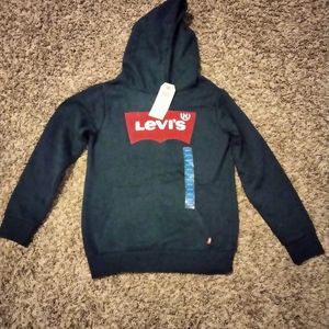 Levi's hoodie for kids navy blue size 10/12